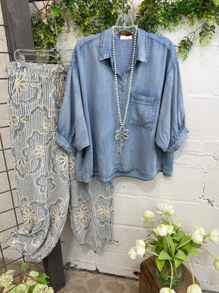 Spenser Pants Denim RESTOCK Soon Pants Easel