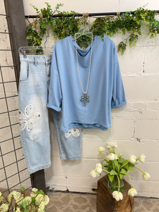 Tillie Jeans Lt Denim Jeans Blublu