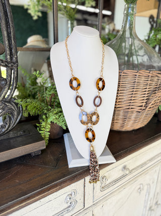 Olivia Necklace Brown Necklaces L & B Creations