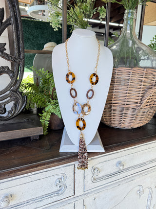 Olivia Necklace Brown Necklaces L & B Creations