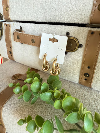 Connect Earrings Gold RESTOCK Soon Earrings Carol Su