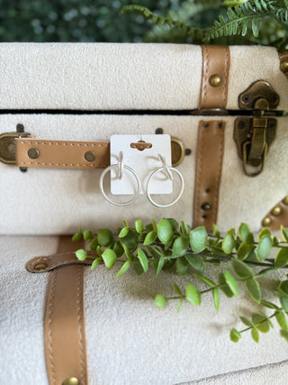 Amina Earrings Silver Earrings SM Style