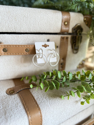 Amina Earrings Silver Earrings SM Style