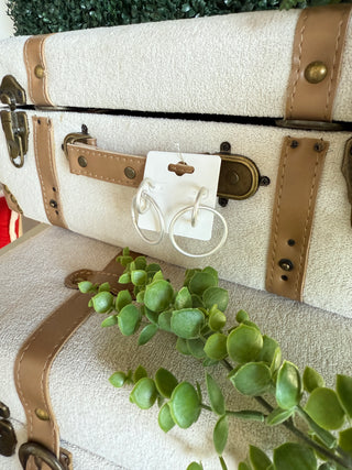 Amina Earrings Silver Earrings SM Style