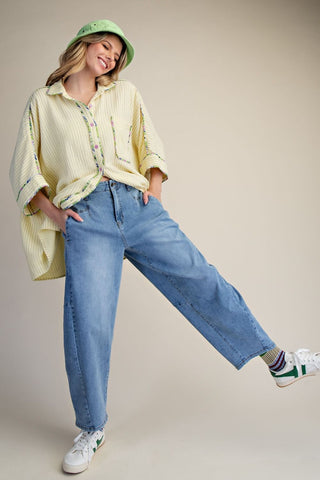 Astrid Pants Denim by Easel