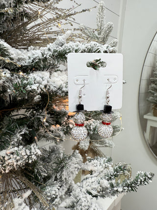 Snow Days Earrings Silver Earrings L & B Creations