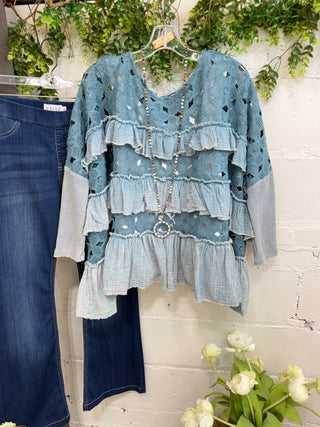 Lenore Top Lagoon Shirts & Tops Oli & Hali