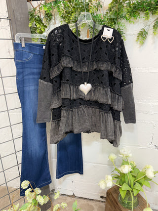 Lenore Top Black Shirts & Tops Oli & Hali