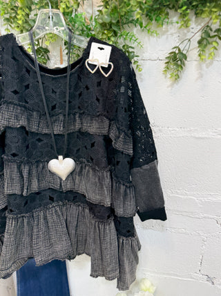 Lenore Top Black Shirts & Tops Oli & Hali