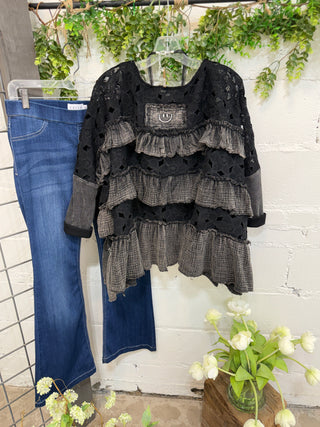 Lenore Top Black Shirts & Tops Oli & Hali