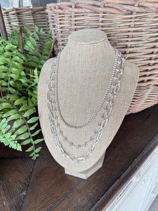 Carlee Necklace Silver Necklaces Whats Hot Jewelry