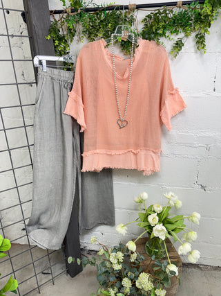 Desert Island Peach Shirts & Tops Sole Luna