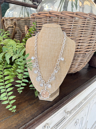 Minerva Necklace Silver Necklaces All That Glitterz