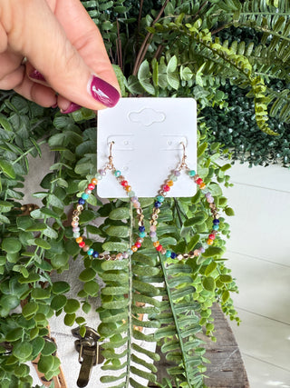 Asher Earrings Gold/Multi Earrings All That Glitterz