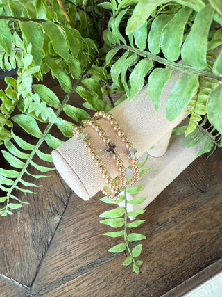 Promises Cross Bracelets Gold Bracelets carol's boutique