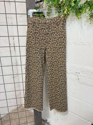 Whiskers Jeans Mocha Leopard Pants Very J