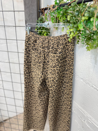 Whiskers Jeans Mocha Leopard Pants Very J