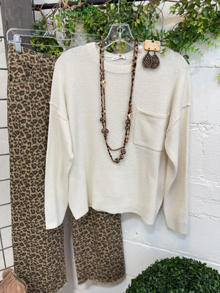 Brooke Sweater Ivory Sweater Staccato