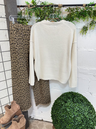 Brooke Sweater Ivory Sweater Staccato
