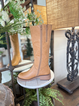 Paula Boots Camel Boots Pierre Dumas