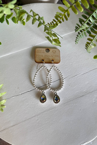 Danette Earrings Silver By Pink Panache