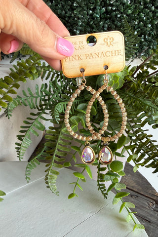 Danette Earrings Gold By Pink Panache