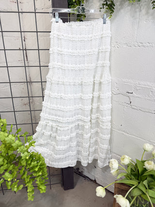 Erin Skirt White Skirt Very J