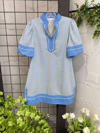 Glenda Dress Blue by Entro Dresses Entro