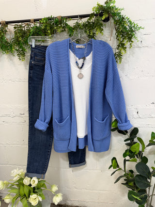 Diane Cardigan Cornflower Blue