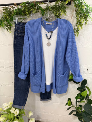 Diane Cardigan Cornflower Blue