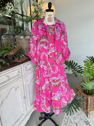 Lawson Dress/Jacket Set Fuchsia Dresses Prospero