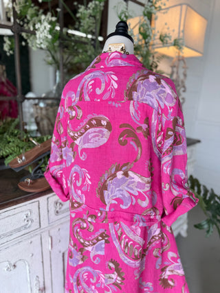 Lawson Dress/Jacket Set Fuchsia Dresses Prospero