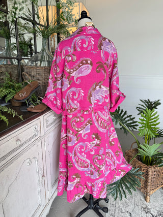 Lawson Dress/Jacket Set Fuchsia Dresses Prospero
