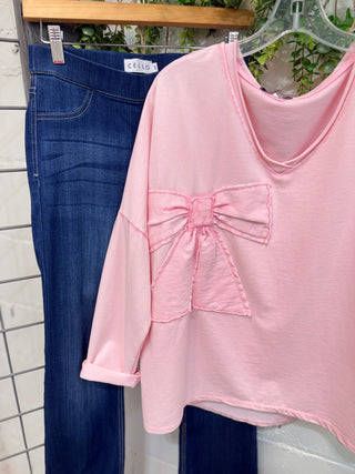 Charity Baby Pink Shirts & Tops MuMu