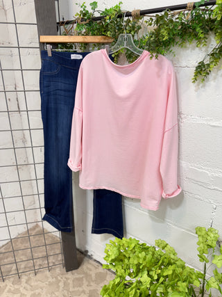 Charity Baby Pink Shirts & Tops MuMu