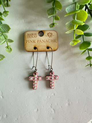 Glorious Earrings Pink by Pink Panache Earrings Pink Panache