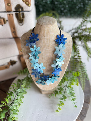 Mayfair Necklace Blue Necklaces L & B Creations