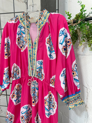 Olson Maxi Dress Fuchsia by Umgee Dresses Umgee