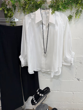 Venus Top White Shirts & Tops Glam