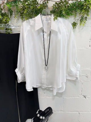 Venus Top White Shirts & Tops Glam