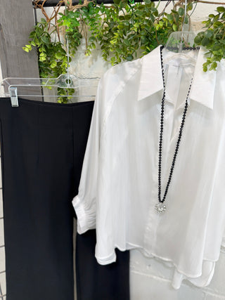 Venus Top White Shirts & Tops Glam