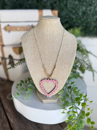 Kindhearted Necklace Pink by Pink Panache Necklaces Pink Panache