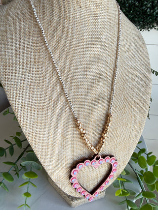 Kindhearted Necklace Pink by Pink Panache Necklaces Pink Panache
