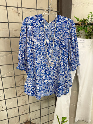 Robin Top Royal Shirts & Tops Dear Scarlett