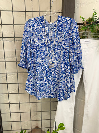 Robin Top Royal Shirts & Tops Dear Scarlett