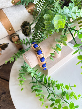 Kimberly Bracelet Gold/Blue Bracelets SM Style