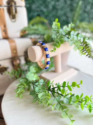 Kimberly Bracelet Gold/Blue Bracelets SM Style