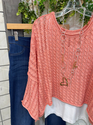 Marisa Sweater Coral