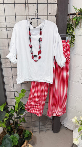 Karina Pants Red by Umgee