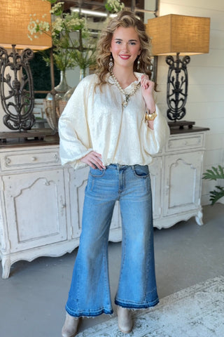 Lillian Cream by Entro Shirts & Tops Entro